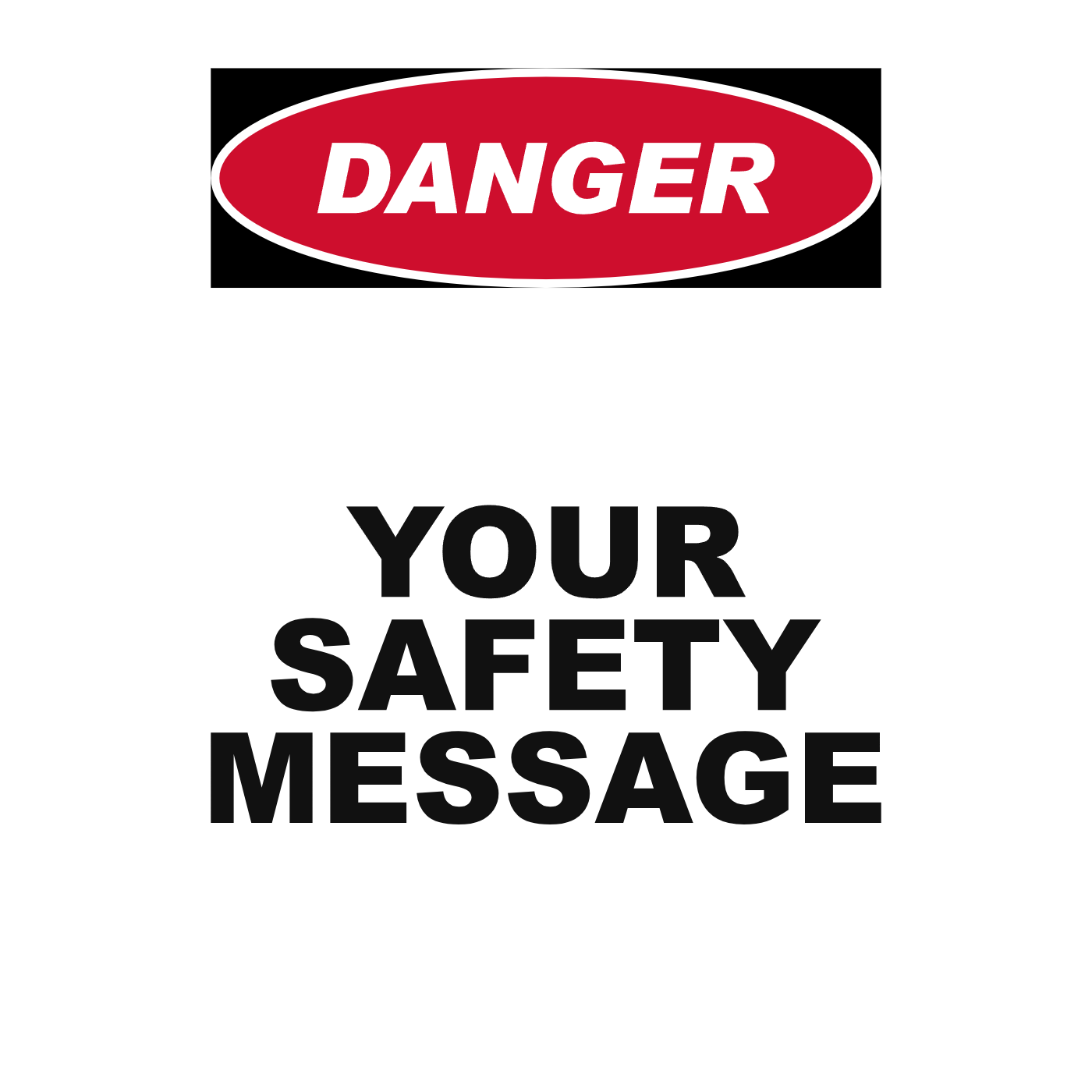 test adaptive safety sign product title