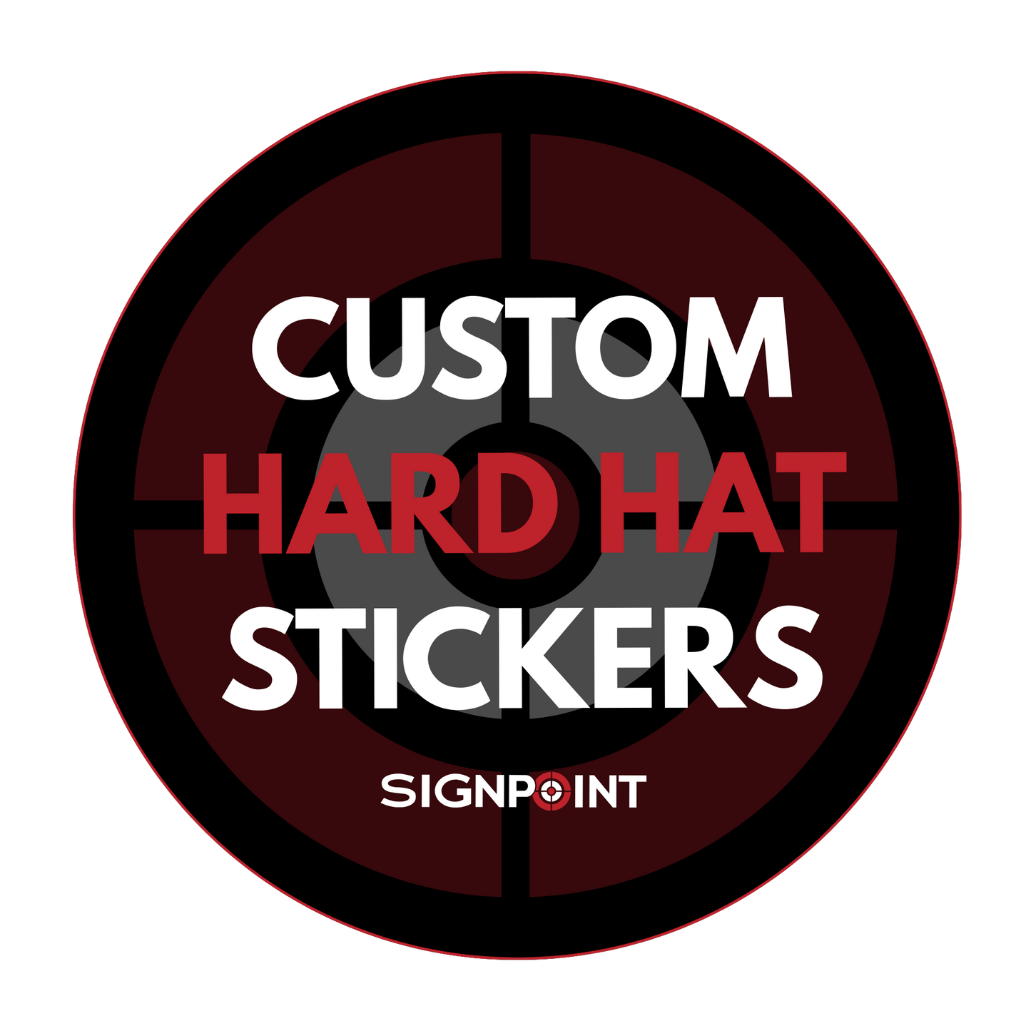 Custom Hard Hat Stickers